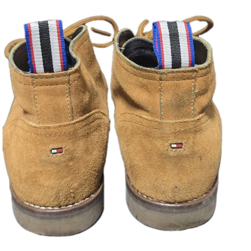 Tommy Hilfiger‎ Designer Chukka Ankle Shoes Boots Mens Size 8 Unisex Lace Up